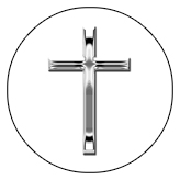 DAROUND 510 SL WT Silver Single Cross White Background copy